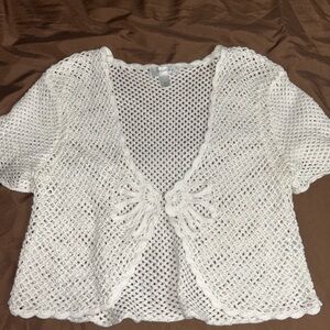 Dressbarn Crochet Cardigan
